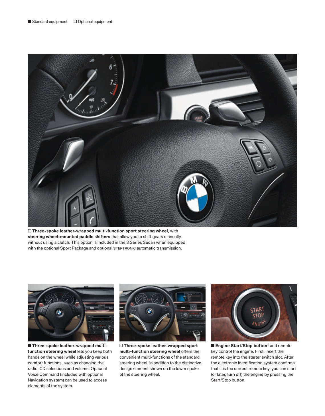 2009 BMW 3-Series Sedan Brochure Page 16